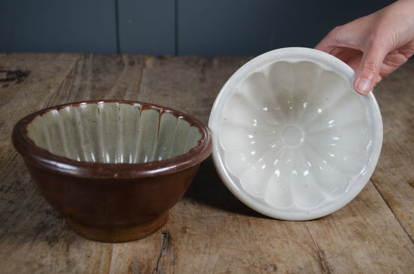 Antique Ceramic Jelly Moulds