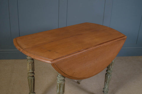 French Round Drop Leaf Kitchen Table