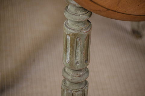 French Round Drop Leaf Kitchen Table