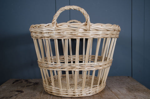 Open Weave Willow Storage Baskets
