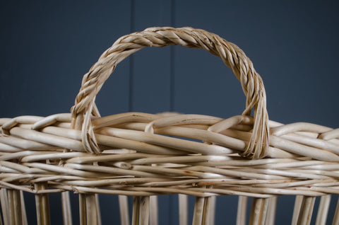 Open Weave Willow Storage Baskets
