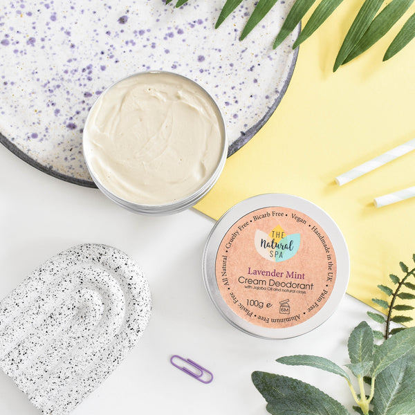 Lavender Mint Cream Deodorant Balm | Natural Bicarb & Aluminium-Free | Gentle, Vegan, Plastic-Free Odour Protection
