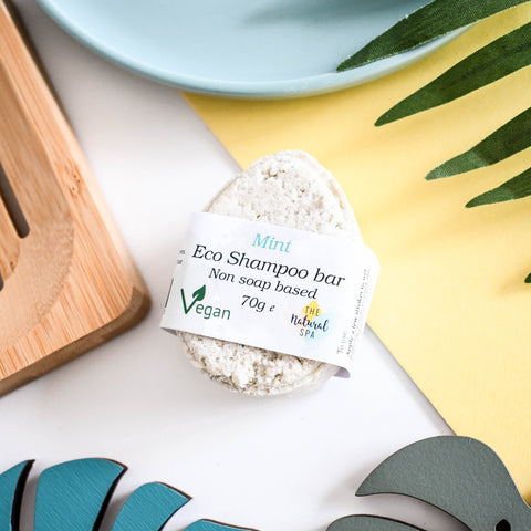Mint Eco Shampoo Bar | Soap-Free Solid Shampoo | 70g or 20g