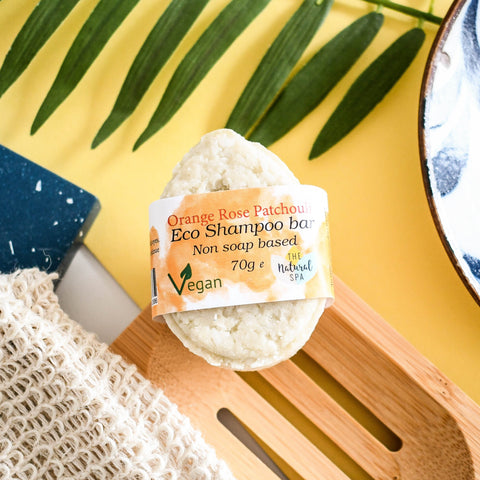 Patchouli Rose ECO Shampoo Bar | Natural, Non-Soap Hair Wash | Vegan & Plastic-Free Hair Care for All Hair Types