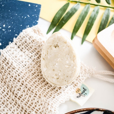 Lemon Pepper Eco Shampoo Bar | Natural Hair Cleanser for All Hair Types | Plastic-Free, Vegan Hair Care | Full Size 70g & Travel Mini