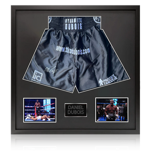 Daniel Dubois Signed Shorts Elite Frame