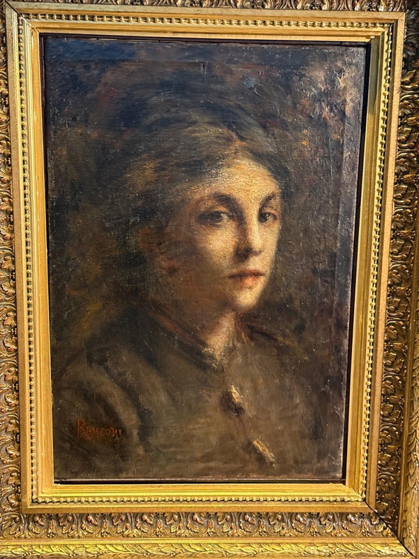 Daniele Ranzoni (1843-1889), Attributed to - La Signora Luisa Torelli