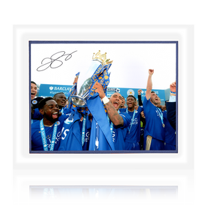 Danny Simpson Signed Leicester City Image Deluxe Mount