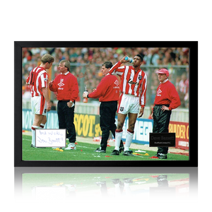 Dave Bassett Signed Sheffield United Cut Iconic Frame