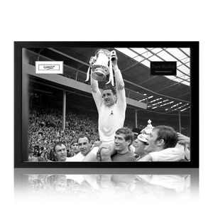 Dave Mackay Signed Tottenham Hotspur Cut Iconic Frame