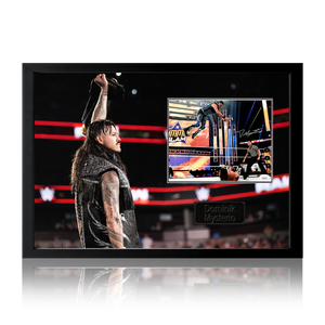 Dominik Mysterio Signed Image Iconic Frame (JSA)