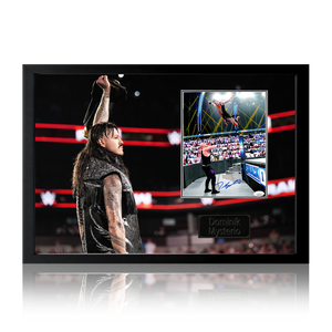 Dominik Mysterio Signed Image Iconic Frame (JSA)