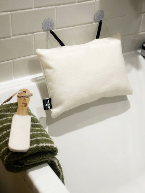 Luxury Bamboo Fleece bath pillow