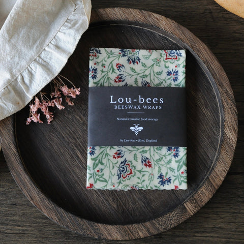 William Morris Beeswax Wraps – Single 14” × 11” | Choose Your Design