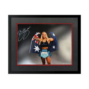 Ebanie Bridges Signed 16x12 Image Deluxe Mount Frame