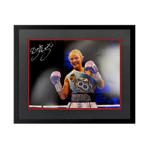 Ebanie Bridges Signed 16x12 Image Deluxe Mount Frame