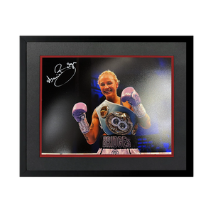 Ebanie Bridges Signed 16x12 Image Deluxe Mount Frame