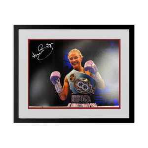 Ebanie Bridges Signed 16x12 Image Deluxe Mount Frame