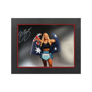 Ebanie Bridges Signed 16x12 Image Deluxe Mount