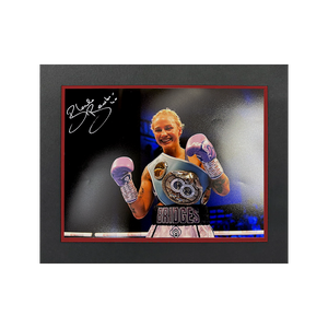 Ebanie Bridges Signed 16x12 Image Deluxe Mount