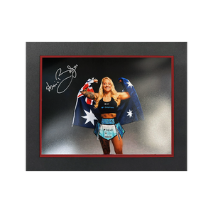 Ebanie Bridges Signed 16x12 Image Deluxe Mount