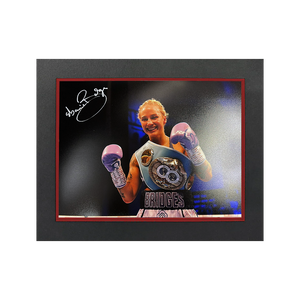 Ebanie Bridges Signed 16x12 Image Deluxe Mount