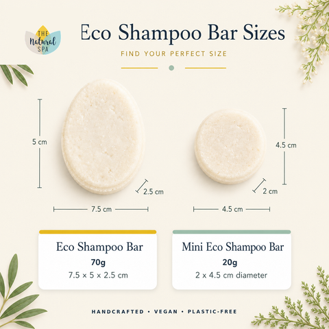Pure ECO Mini Shampoo Bar - Non Soap based hair wash