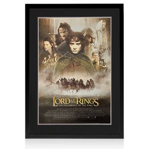 Elijah Wood Signed LOTR The Fellowship Of The Ring Poster Display