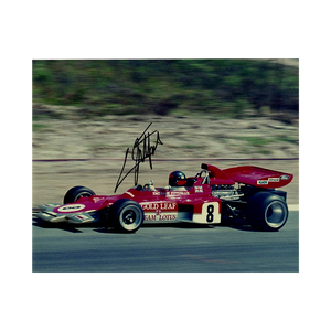 Emerson Fittipaldi Signed 10x8 Image