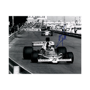 Emerson Fittipaldi Signed 10x8 Image