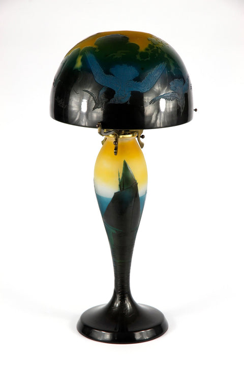 Emile Gallé, Établissements Gallé - Table lamp - Glass