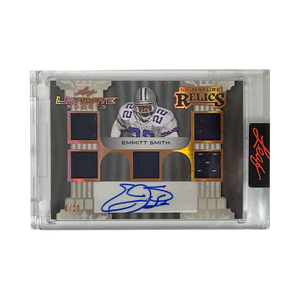 Leaf Signature Relics Emmitt Smith 6/20
