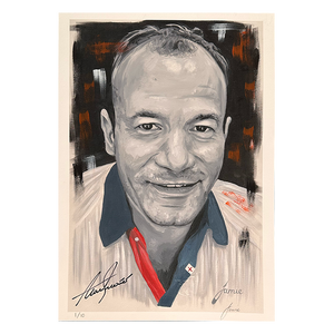 Alan Shearer Signed England 16x12