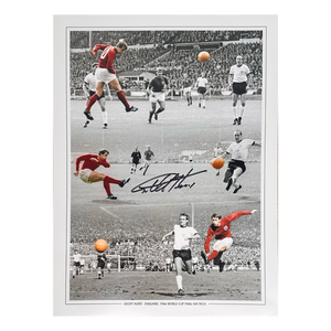 Geoff Hurst Signed England 16x12 Photo