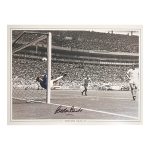 Gordon Banks Signed England 16x12 Photo