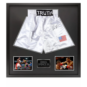 Errol Spence Jr. Signed Shorts Elite Frame (Beckett)