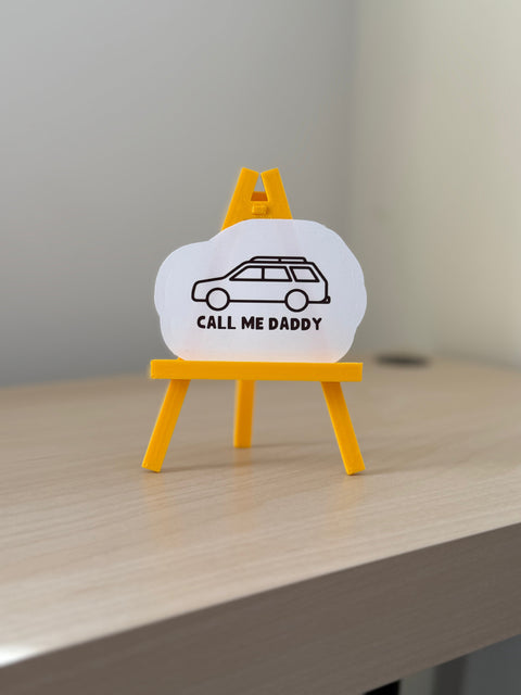 Dad Wagon Sticker | Funny Car Bumper Sticker | Dad Gift