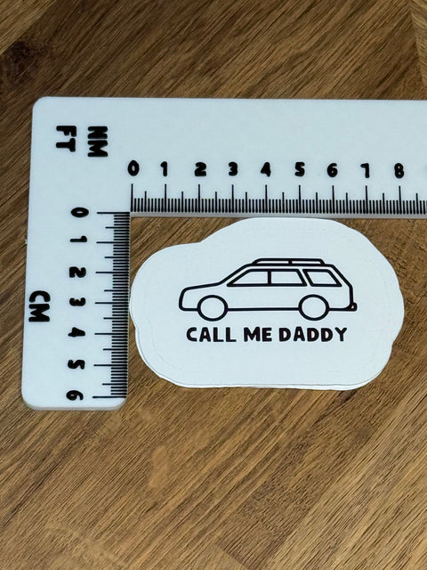 Dad Wagon Sticker | Funny Car Bumper Sticker | Dad Gift