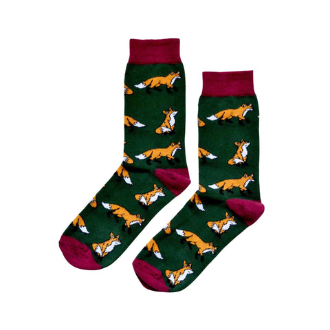 Save the Foxes Bamboo Socks