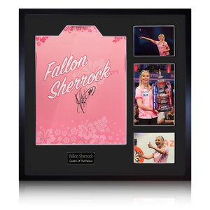 Fallon Sherrock Signed Shirt Elite Frame