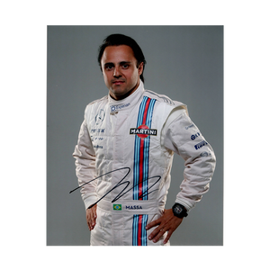 Felipe Massa Signed 10x8 Image