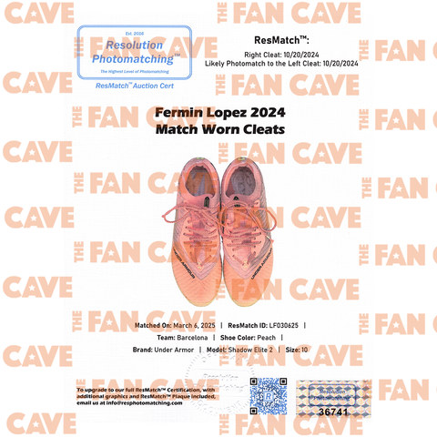 Fermín López Match Worn Boots