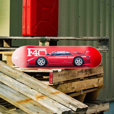 Ferrari F40 Skate Deck Wall Art