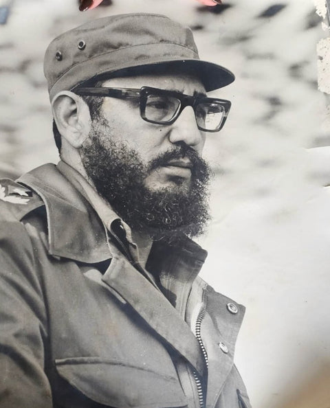 Alberto Korda (1928–2001) - Unseen Private Fidel Castro Close-up Cuban Commander, 1959