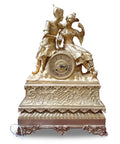 Figural mantel clock - Samuel Wehl (St Petersburg) - - Gilt bronze - 1800-1850 - Tzarist Russia clock