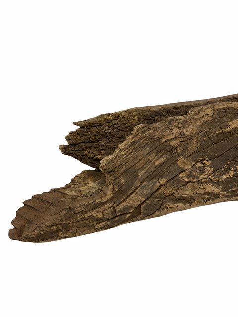 Poisson en bois flotté sculpté à la main - Grand modèle