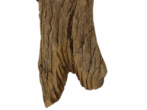 Poisson en bois flotté sculpté à la main - Grand modèle