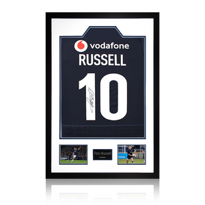 Finn Russell Signed Scotland 2025 Shirt Premium Frame