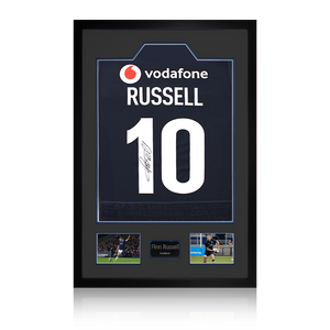 Finn Russell Signed Scotland 2025 Shirt Premium Frame