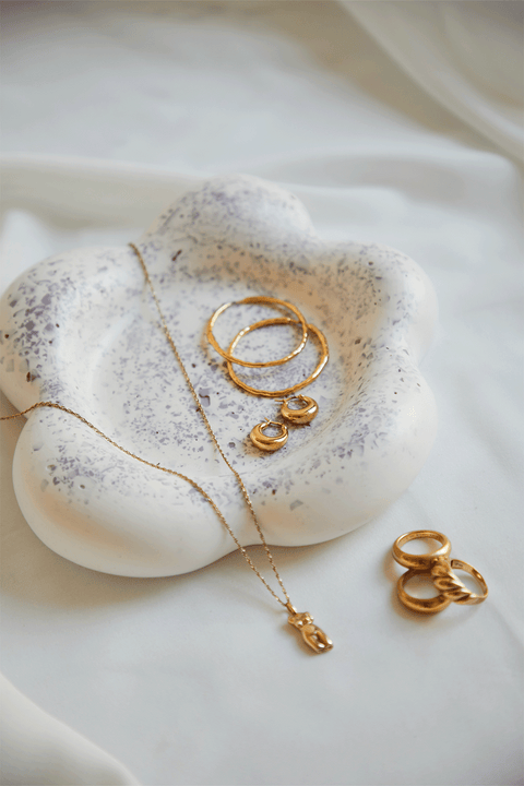 Flower Shaped Jewellery Tray